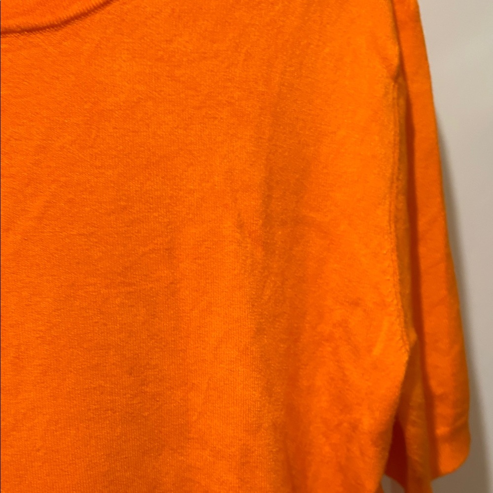 Zara Vibrant Orange Knit Top - Picture 3 of 3